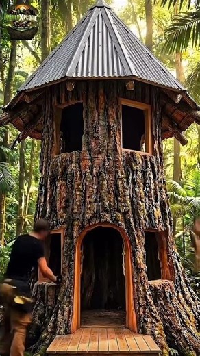 "Building a Jungle House From Scratch 🔨🌿 | Survival Challenge"