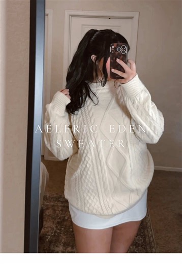 Descubre los Suéteres de Tejido Oversized en Aelfric Eden