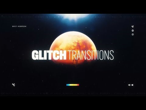 Digital Glitch Transitions & Titles - After Effects Presets