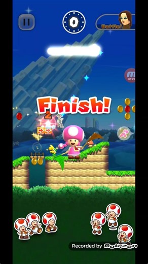 BLACKDRAGONGAMEZ VS REMI PART 2 TOAD RALLY WONDER #supermariorun #shorts #gaming