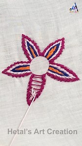 Flower Stitching Idea | Hetal's Art - Creation