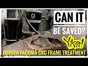 Toyota 4Runner/Tacoma CRC Frame Rust treatment!! (Undercoating the Inside) Must Watch!!