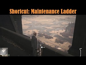 Hitman 3 - How to go to the Mansion roof, Shortcut Maintenance Ladder | Dartmoor, England