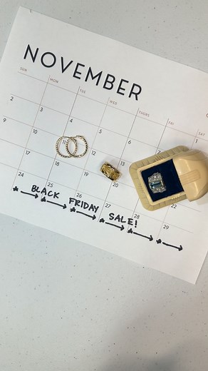 🚨 Black Friday starts tomorrow! 🚨 💍20% off ALL JEWELRY 🛒Start browsing now and get your carts ready! Make sure you’re the first to snag your favorite bc once they’re gone they’re gone!💛 | The Jewel Box at Accent Jewelers