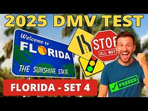 2025 Florida DMV Test – SET 4 | 30 Practice Questions for Written Exam