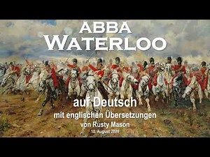 ABBA: Waterloo - 1974 German Version - w/German & English Lyrics
