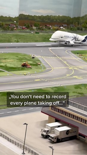 Airbus Beluga XL Miniature Model Plane