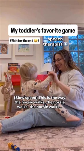 Melissa Minney: Baby & Toddler Speech & Language Expert on Instagram: "My mom did this with me and all my kids have loved it 🥹 Hi 👋 I’m Melissa, speech therapist and mom of 3. I train parents to get their toddlers talking at home. At @raisinglittletalkers you’ll learn tips for encouraging toddler speech and language development! #toddleractivity #toddlermom #toddlersongs toddler music, toddler mom life, toddler game"