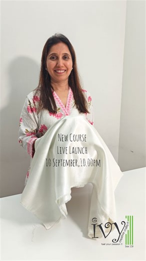New Course Live Launch 🎉🎉 Catch Us To grab Launch Offers 👇 🪔When -10 September 🪔Where -Instagram page 🪔What time -100.00pm sharp 🌎Launch Offers never come back So grab them before you Miss them 😉 | IVY Creative Crafts