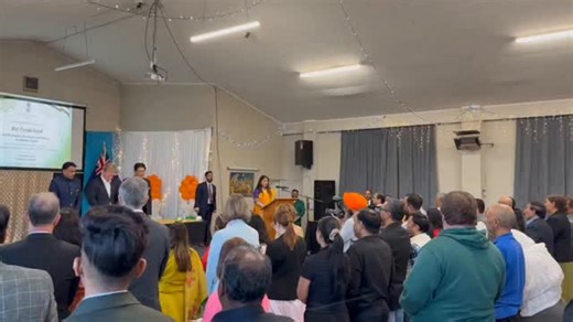 Celebrating 150 years of Vande Mataram with our Indian brothers and sisters in New Zealand. | Piyush Goyal