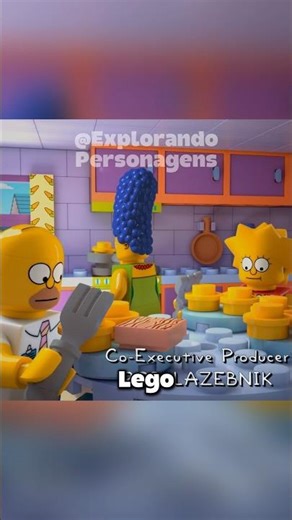 Os simpsons viraram Lego #simpsons
