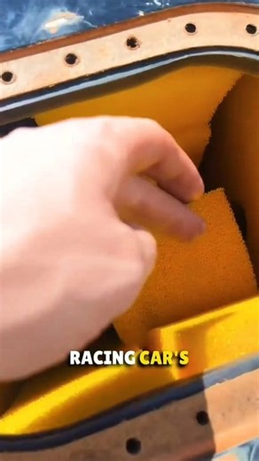 🚗💨 Ever wonder why race car fuel tanks are filled with foam? If you open a racing car’s fuel tank, you’ll find a bunch of yellow foam blocks inside — and no, they’re not sponges! 🧽 That special retaining foam is designed to stop the fuel from sloshing around during high-speed turns, helping keep the car stable and preventing dangerous fuel surges. ⚙️🔥 A smart mix of engineering safety in every drift and corner. 🏁✨ Would you ever guess foam could save a race? 🤔🏎️ #CarFacts #RacingTech #Out