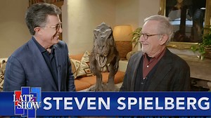 Steven Spielberg shares an interesting theory about UFOs, and gives careful consideration to Stephen Colbert’s pitch for a sequel to his landmark 1982 film, “E.T. the Extra-Terrestrial.” Watch Spielberg’s latest Oscar-nominated masterpiece, “The Fabelmans,” in theaters and streaming now. | The Late Show with Stephen Colbert