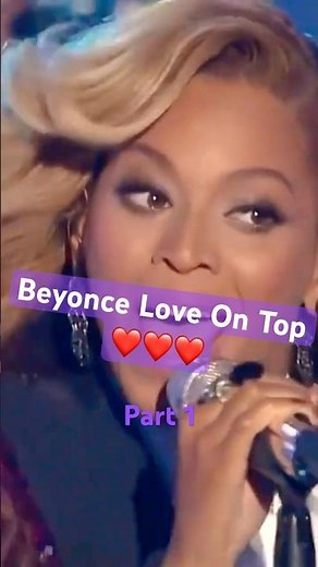 Beyonce - Love On Top Live Performance (VMA) #part1 #mtvvmas #beyonce #music #shorts #subscribe