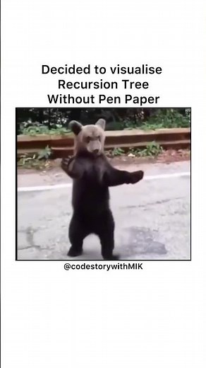 When you visualise Recursion Tree Without Pen Paper | codestorywithMIK