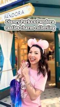 collecting @TheOfficialPandora Disney exclusive castle charms! #disneyparks #pandoracharm