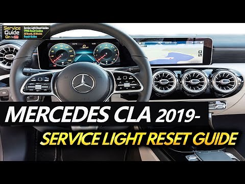 Mercedes CLA 2019 2020 2021 - Service Light Reset