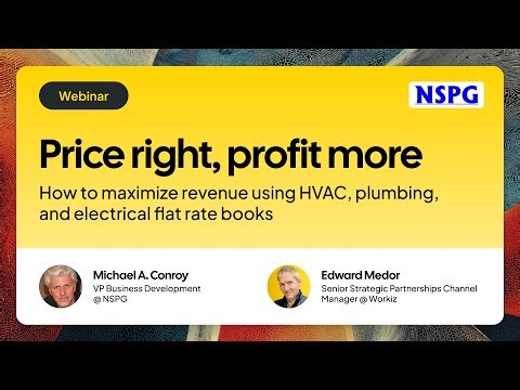 Price right, profit more: maximize revenue with flat rate pricing for HVAC, plumbing & electrical