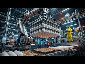 Inside the Most Advanced Egg Factory: Incredible Automated Processing From Farm to Table