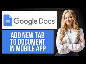 How to Add New Tab in Google Docs Mobile App | Insert Document Tabs