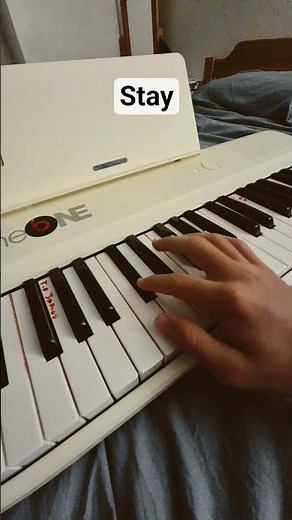 Stay piano tutorial #piano #easypianotutorial #music #pianotutorial #tutorial #pianocover #cover