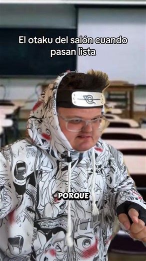 POV: el otaku del salón cuando pasan lista #cringe #otaku #humor #parodia #mudgam
