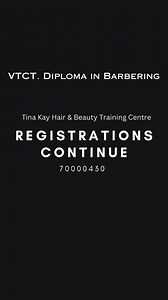 Register today for a great future in Barbering! Κανετε την εγγραφη σας σημερα για μαθηματα στο barbering! 70000430 | Tina Kay Hair & Beauty Training Centre