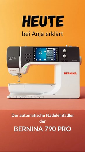 Die BERNINA 790 PRO hat viele neue Funktionen und wir möchten Euch diese persönlich vorstellen 🥰🤩. Dabei hilft uns Anja. Sie ist bei BERNINA Deutschland & Österreich für den Bereich Education verantwortlich und zeigt uns im Büro und jetzt auch Euch, was es alles Neues gibt. Wir starten diese Woche mal ganz einfach, mit dem automatischen Nadeleinfädler und einer Prise Humor. Wir freuen uns, wenn Ihr wieder dabei seid, wenn es heißt „Anja erklärt“. #anjaerklärt #bernina790pro #joyofpro #nadelein