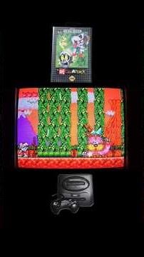 Decap Attack Sega Genesis Gameplay Boss Fight Pumpington #shorts #retro #letsplay #horrorgaming