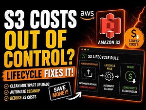 Amazon S3 Lifecycle Management Tutorial | Clean Up Multipart Uploads & Reduce Costs (AWS S3)