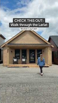 TOUR | The Lariat | 2 Bed, 1 Bath | Modular Log Home by Zook Cabins