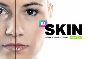 AI Skin 3.1 - 36 Retouching Actions