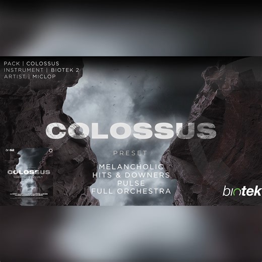 Get ready to up your cinematic sound game! Colossus is a monstrous sound pack featuring 80 epic cinematic sounds and over 40 presets for BioTek 2. Elevate your movie soundtracks and trailers now. Get it here - https://www.tracktion.com/products/sound-packs #Colossus #BioTek2 #cinematicsoundpack | Tracktion