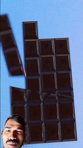infinite chocolate bar trick explained#3danimation