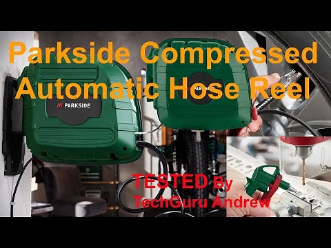 Parkside Compressed With Automatic Hose Reel PKS 1100 A1