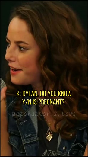 pov: you are in an interview and Kaya tell your secret #dylanobrien #foryoupage #foryou #mazerunner #mazerunnerpov