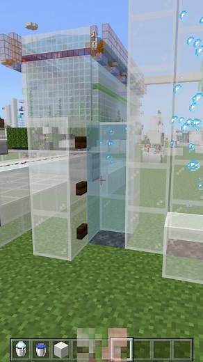 #mcpe How to make invisible bubbles in #minecraft #bedrock #silentwisperer