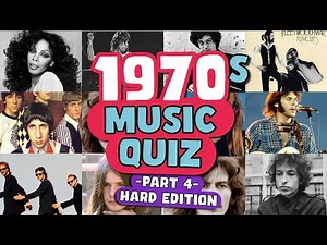 Did you live through the 70s? 1970s Music Quiz: Guess the Song, Artist or Album 🎸 PART 4