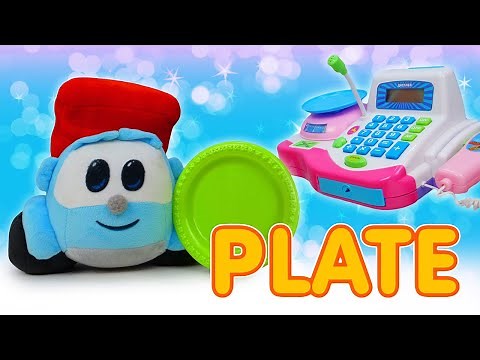 Englisch Lernen mit Leo dem Lastwagen. Spielzeug Video für Kinder