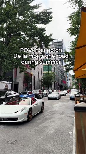 It’s Fh5 in real life #montreal #supercars #lamborghini #porsche #car #ferrari #mercedes