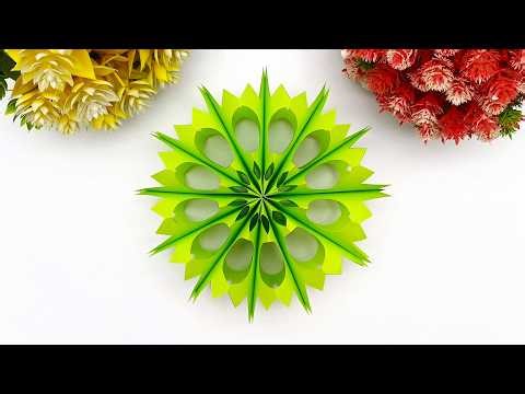 Easy 3D Paper Snowflake Tutorial for Beginners ❄️