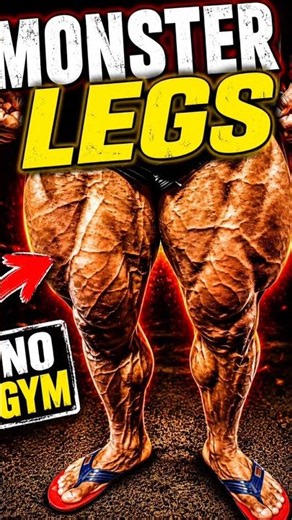 🚫Home Leg Workout For MONSTER LEGS 🔥