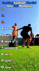 Ranking the funniest martial arts fail moments, from people confidently attempting flashy moves just to lose balance instantly, to sparring moments that completely fall apart the second the fight starts. These clips turn serious training into pure chaos in seconds. Watch till the end for the most unexpected martial arts fail of all. #ranking #tiktok #funnymoments #moments #martialarts | Ranking Rawr