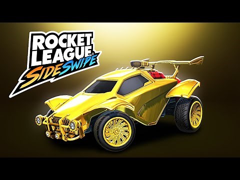 The Golden Octane in Rocket League Sideswipe (OCTANE GOLD / GOLDTANE)