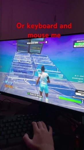 Who would win controller or keyboard and mouse? #fortnite #feed #shorts #clips ￼