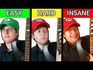 SUPER MARIO THEME - Ten Levels Of Difficulty (Bass)