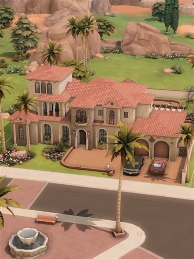 Build a Stunning Base Game House in Oasis Springs