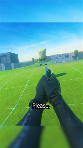 WHO added cursed SpongeBob to Bonelab??😭#bonelab #vr #gaming #vrgaming #fyp
