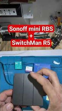 Sonoff mini RBS for roller shutters, remote control function with sonoff SMan R5
