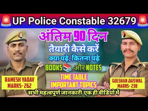 UP Police Constable 32679 | 90 दिनों में तैयारी की Best Strategy #uppolice #upp #motivation
